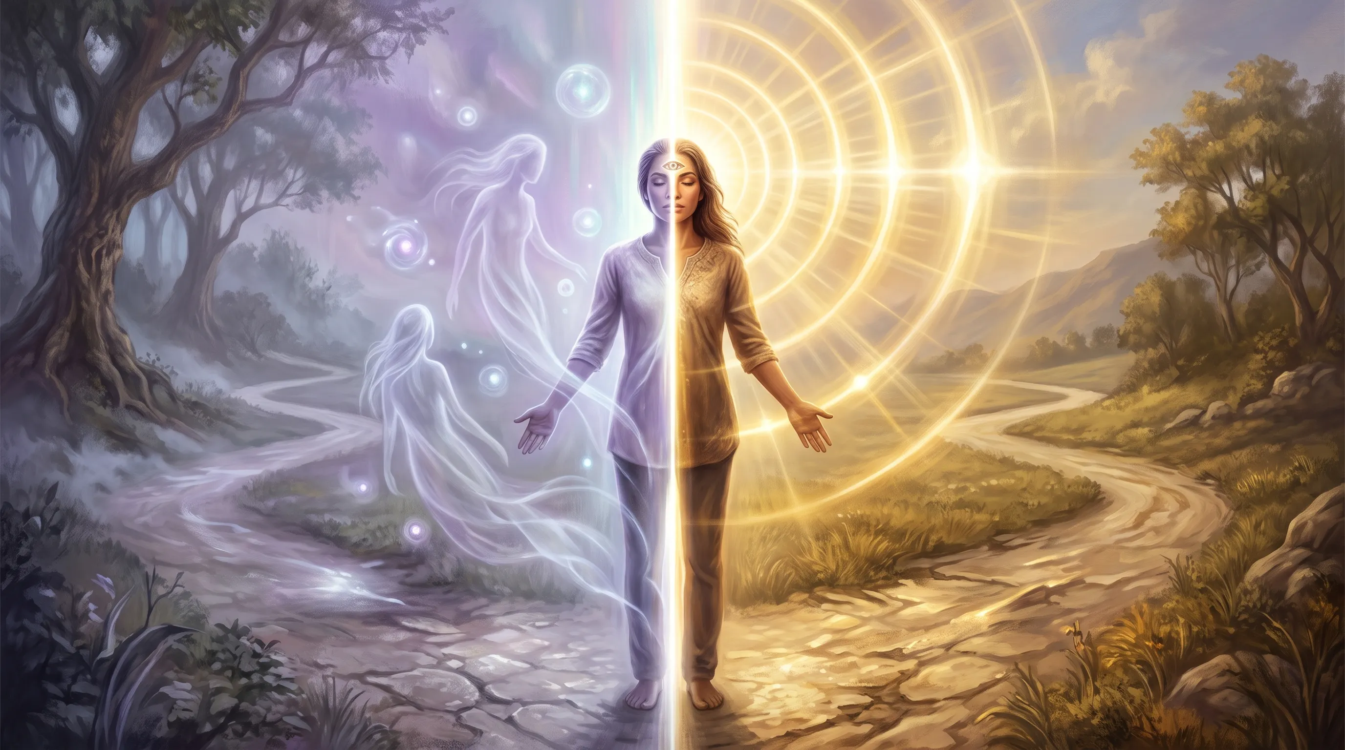 A Diferença Entre Mediunidade e Despertar Espiritual — E Por Que Confundir Os Dois É Perigoso