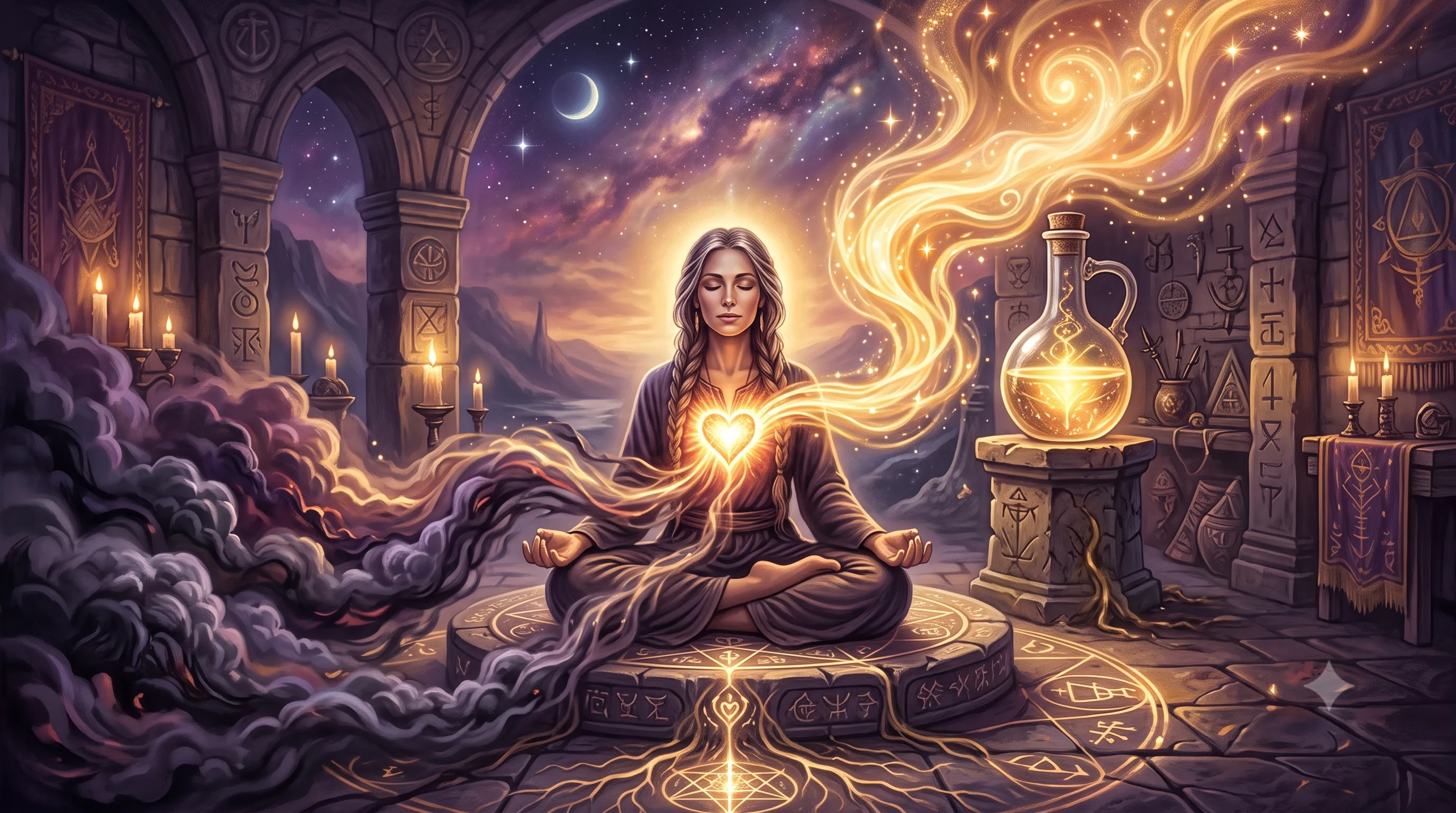 A Alquimia dos Humores: Como Seu Estado Emocional Molda Sua Realidade Material