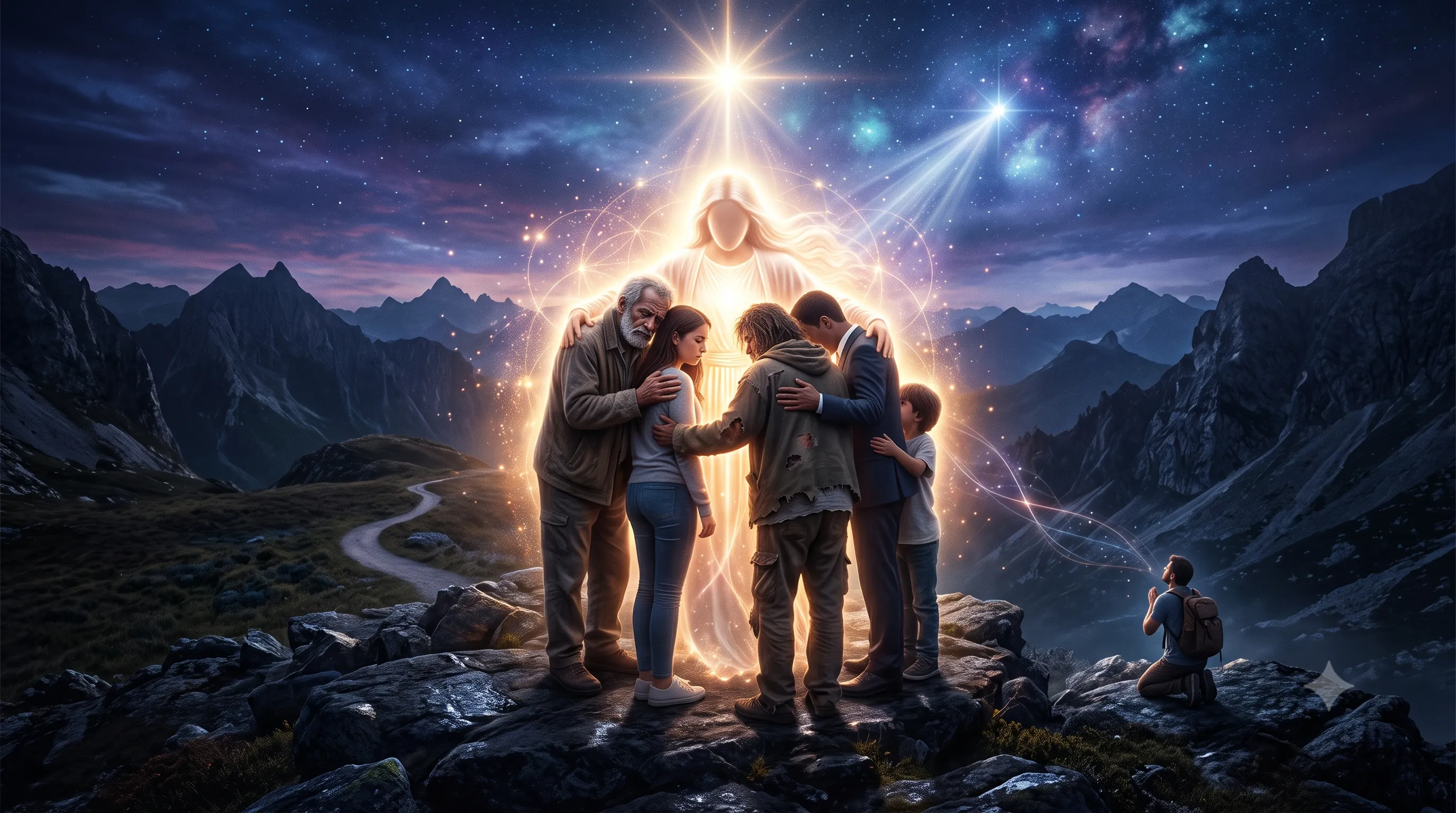 A Piedade e o Amor Divino Sempre Estarão Presentes: O Amparo Incondicional da Luz