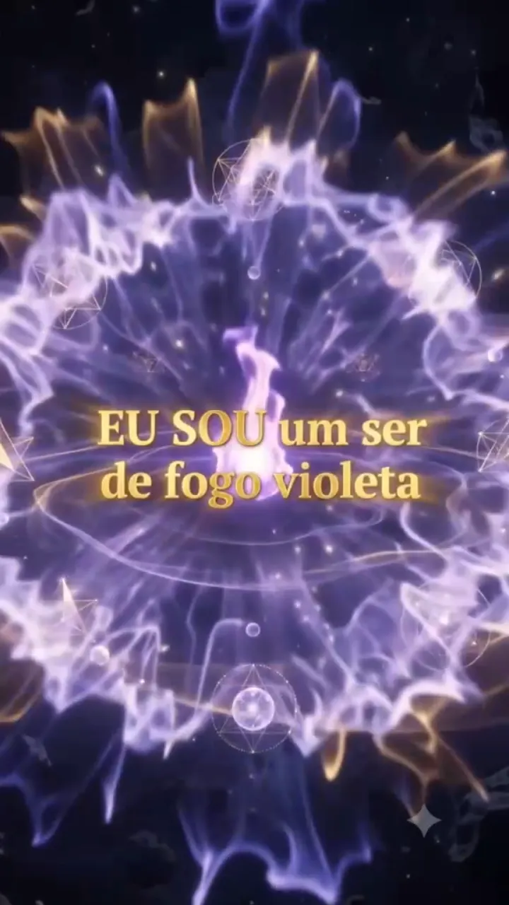 EU SOU um Ser de Fogo Violeta: o Decreto que Transmuta Sombra em Luz